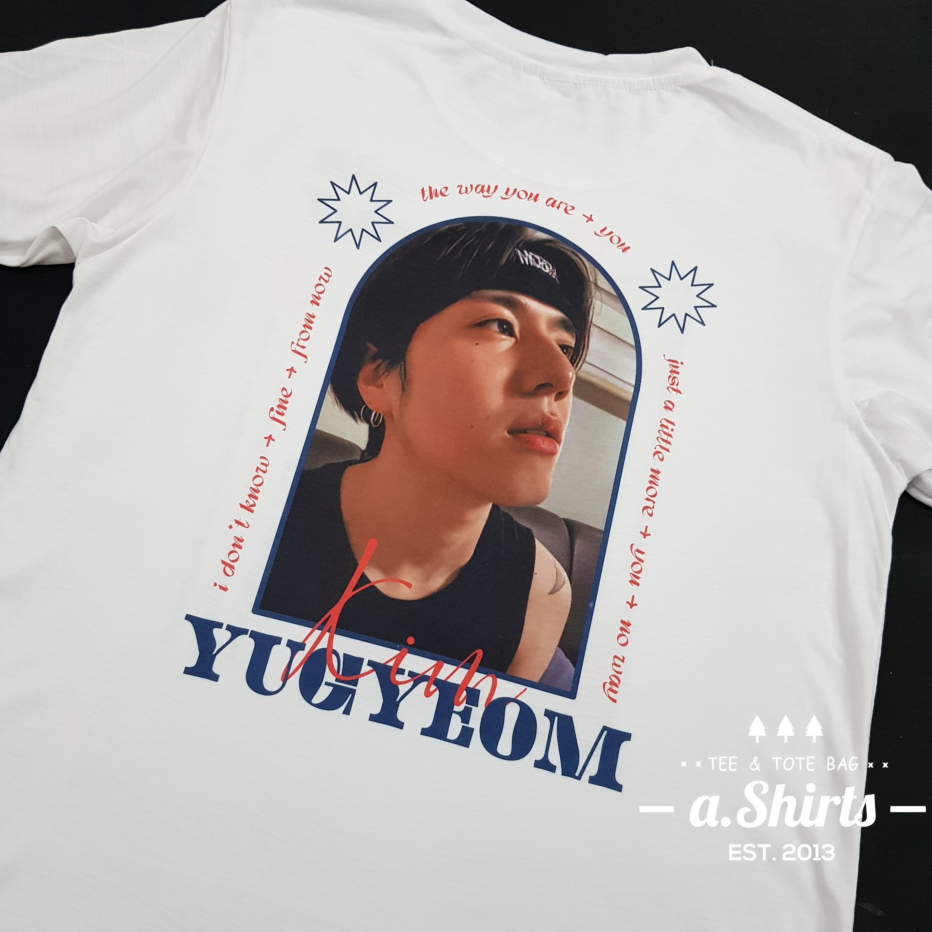 เสื้อยืดสั่งทำ ลายหน้าตัวเอง หน้าแฟน หน้าน้องหมา หน้าน้องแมว