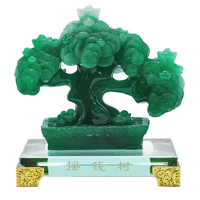 ต้นไม้ บอนไซ เรซิ่นหยก (Green)