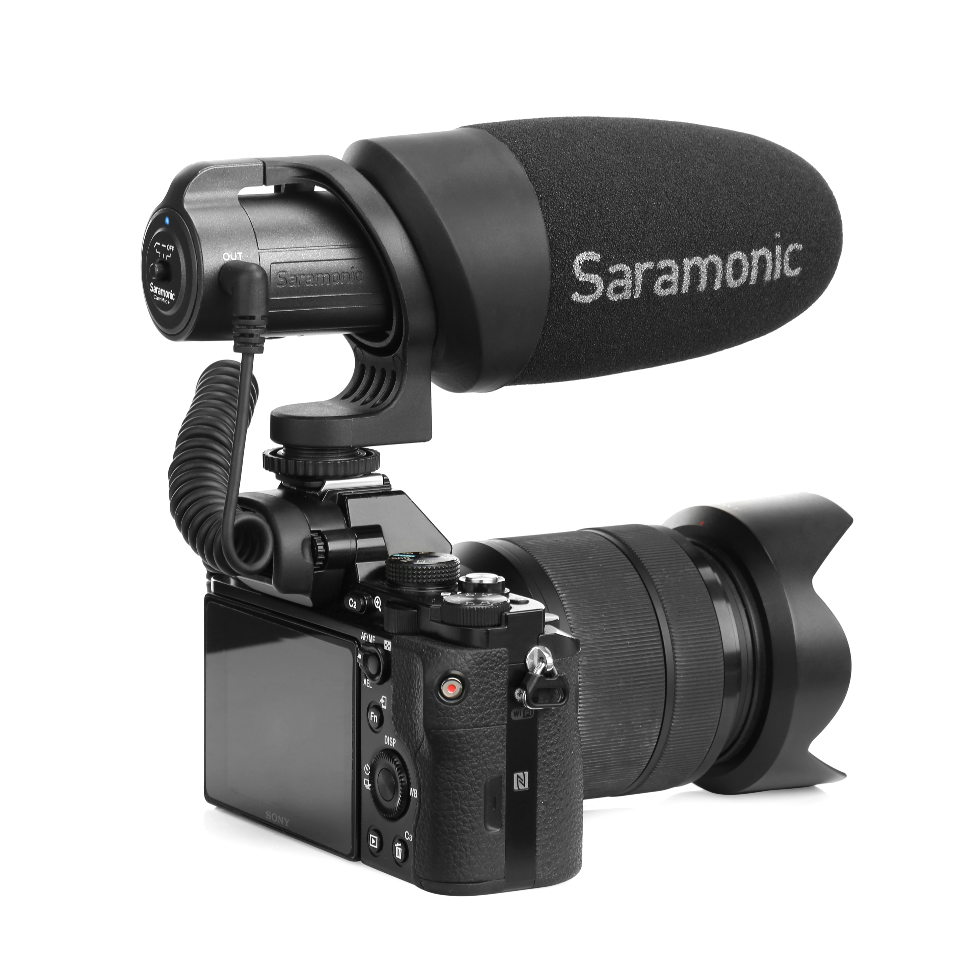 Saramonic CamMic+ Lightweight Battery-Powered On-Camera Microphone for DSLR, Mirrorless and Video Cameras or Smartphones and Tabletsรับประกันศูนย์ไทย 1 ปี