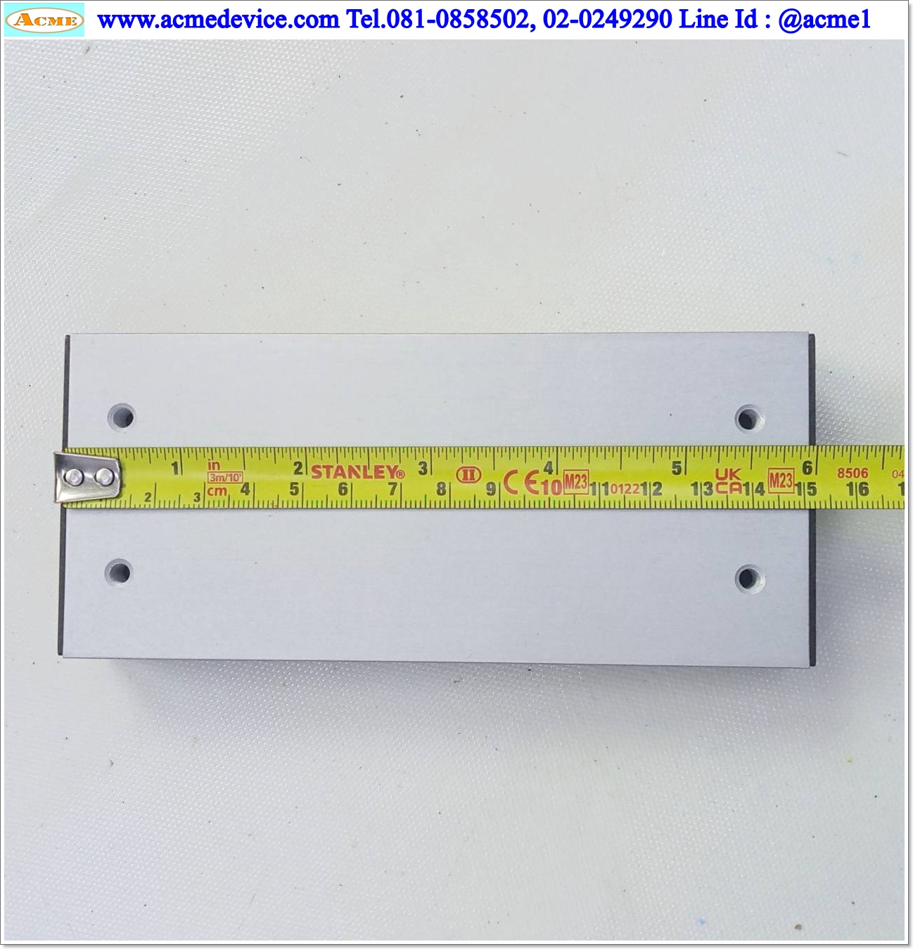 Linear Ball Slide Del-tron รุ่น 53-4, 66 mm. x 152 mm., Stroke 106 mm.