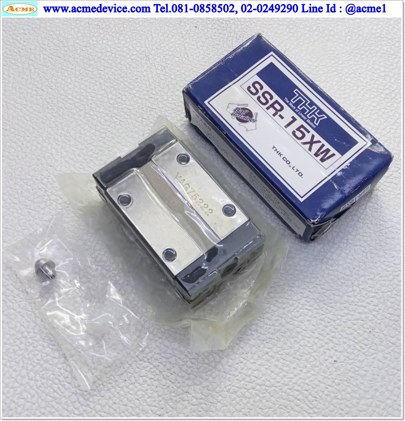 Linear Block THK รุ่น SSR15XW1SS(GK), ขนาดราง 15 mm., กว้าง 34 mm. x ยาว 56.9 mm.