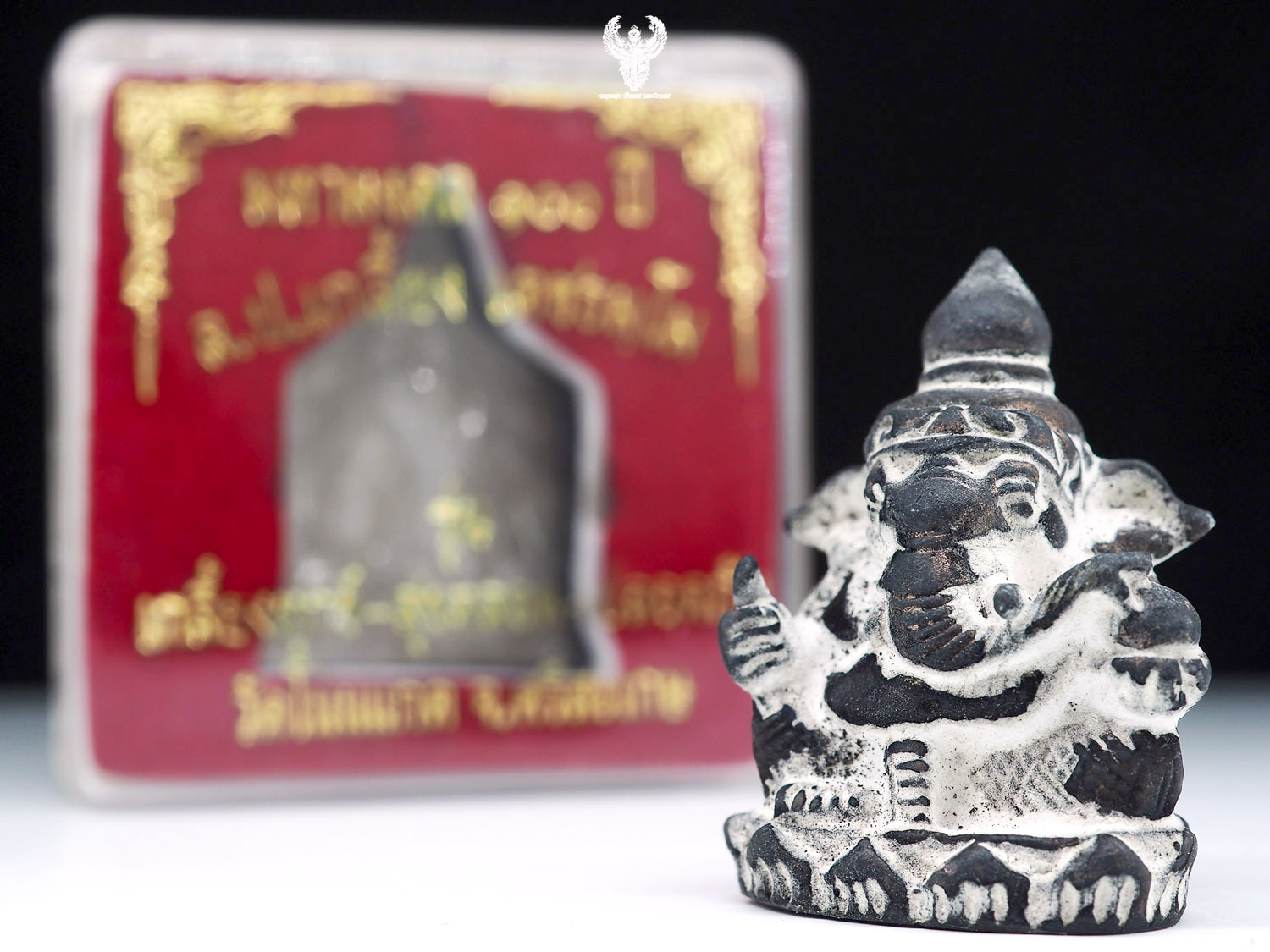 พระพิฆเนศ หลวงปู่เกลี้ยงวัดโนนแกด จ.ศรีษะเกศ รุ่น 100ปี. เนื้อนวะ