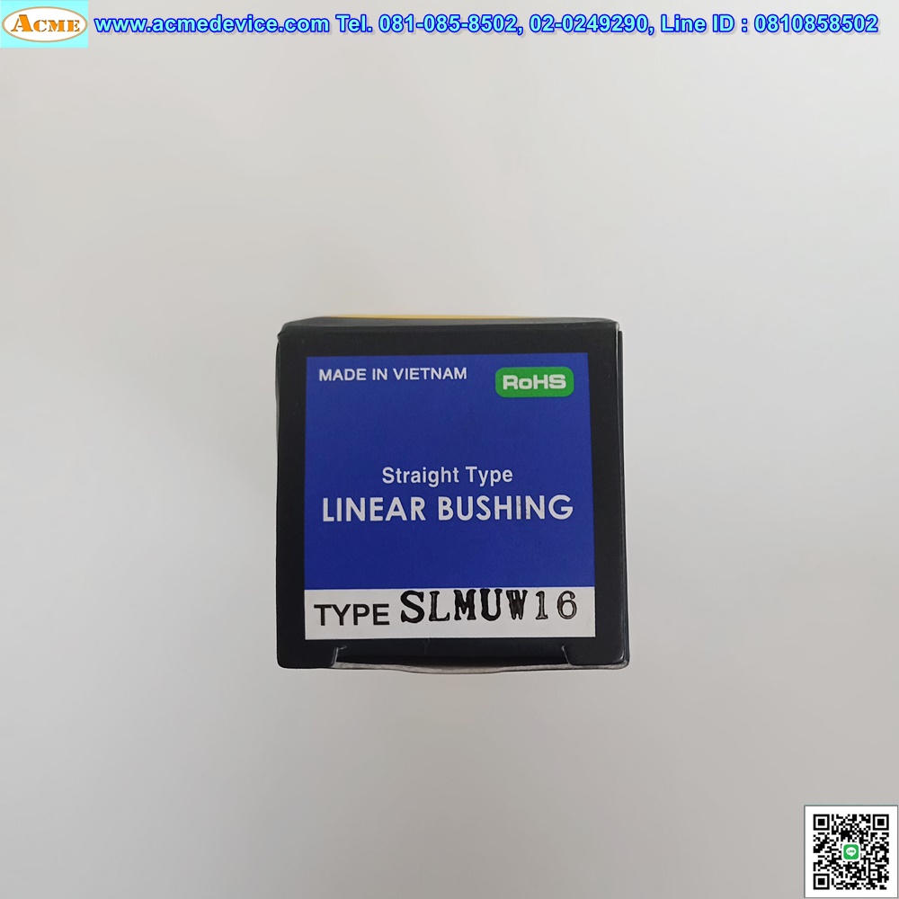 Linear Bushing Misumi รุ่น SLMUW16, Dia 16 mm, OD 28 mm, L 70 mm