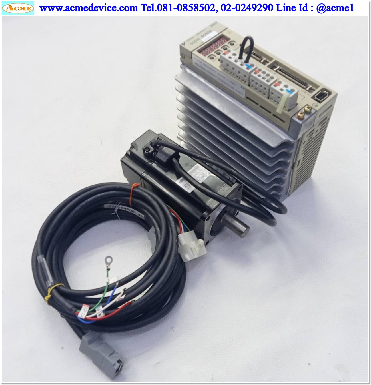 Servo Drive Yaskawa รุ่น SGDM-04ADA & Motor SGMAH-04AAA21, 400w