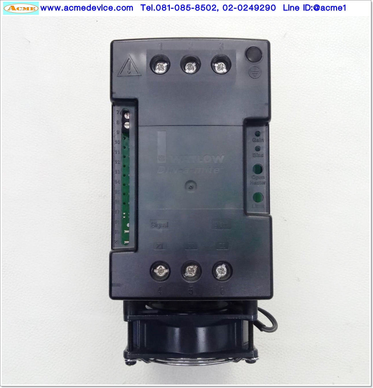 Solid State Watlow รุ่น DC32-24C0-0000,Zero Cross, Input 4.5-32Vdc, Output 100-240 Vac, 55A, 3-Phase