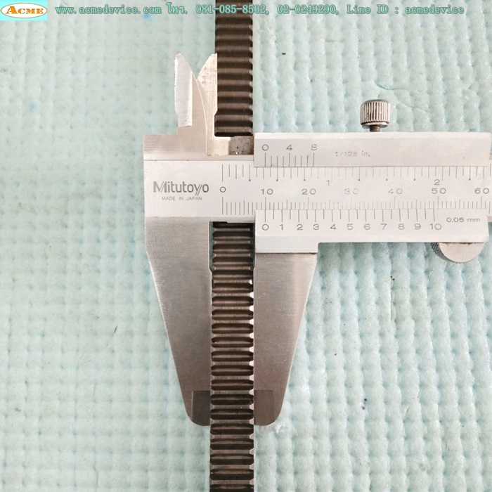 เฟืองสะพาน 256 ฟัน, ขนาดกว้าง 10 mm.x 805 mm. & เฟือง 30 ฟัน, ขนาดเพลา 15 mm., โต 48 mm.