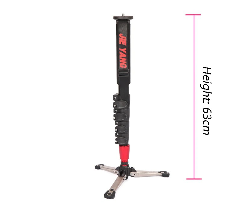 ขาตั้งโมโนพอด(ขาเดียว) JIEYANG JY0506B Monopod พร้อมหัวแพนวิดีโอ ความสูง 1.8 เมตร