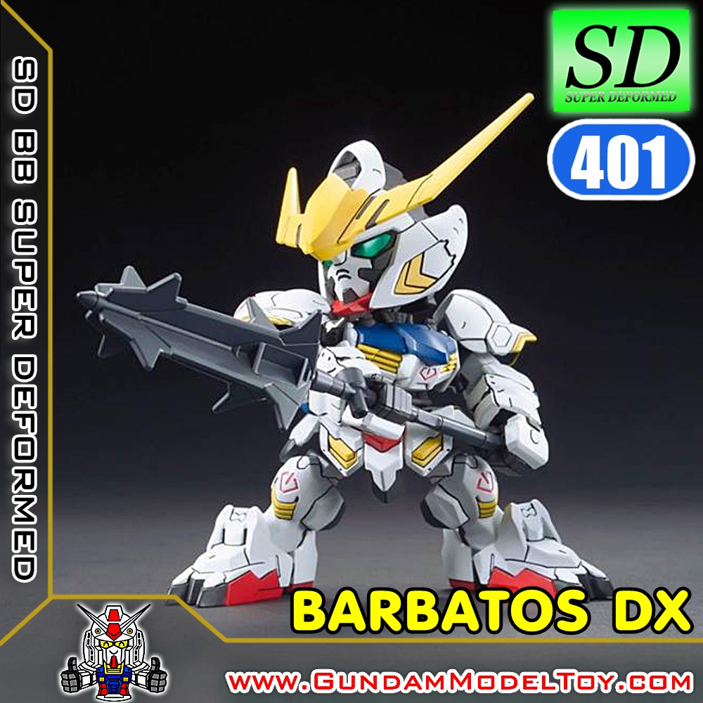 SD BB401 GUNDAM BARBATOS DX กันดั้ม บาร์บาทอส DX