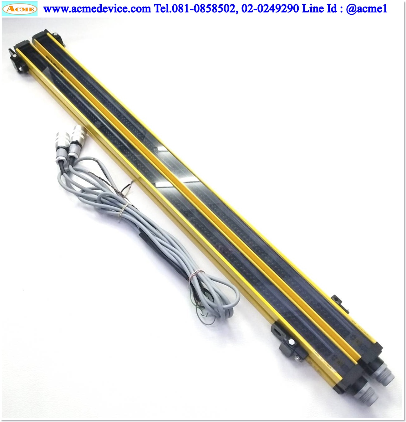 Area Sensor Sick รุ่น C40E-0901AH030 + C40S-0901AA030, 24Vdc, Resolution 14 mm, ยาว 900 mm., ระยะ 2.5 M, PNP