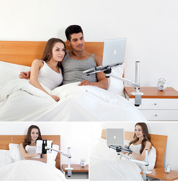 ขาตั้งแบบยึดโต๊ะ รุ่น OA-1S ใช้สำหรับติดแท็ปเล็ต โน๊ตบุ๊ค แมคบุ๊ค