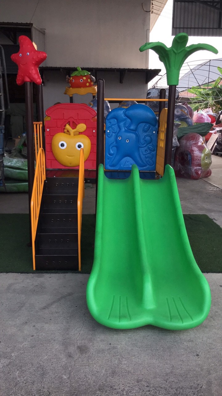 เครื่องเล่นสนาม ชุด ปลาดาวเพื่อนรัก เครื่องเล่นสร้างความสุข