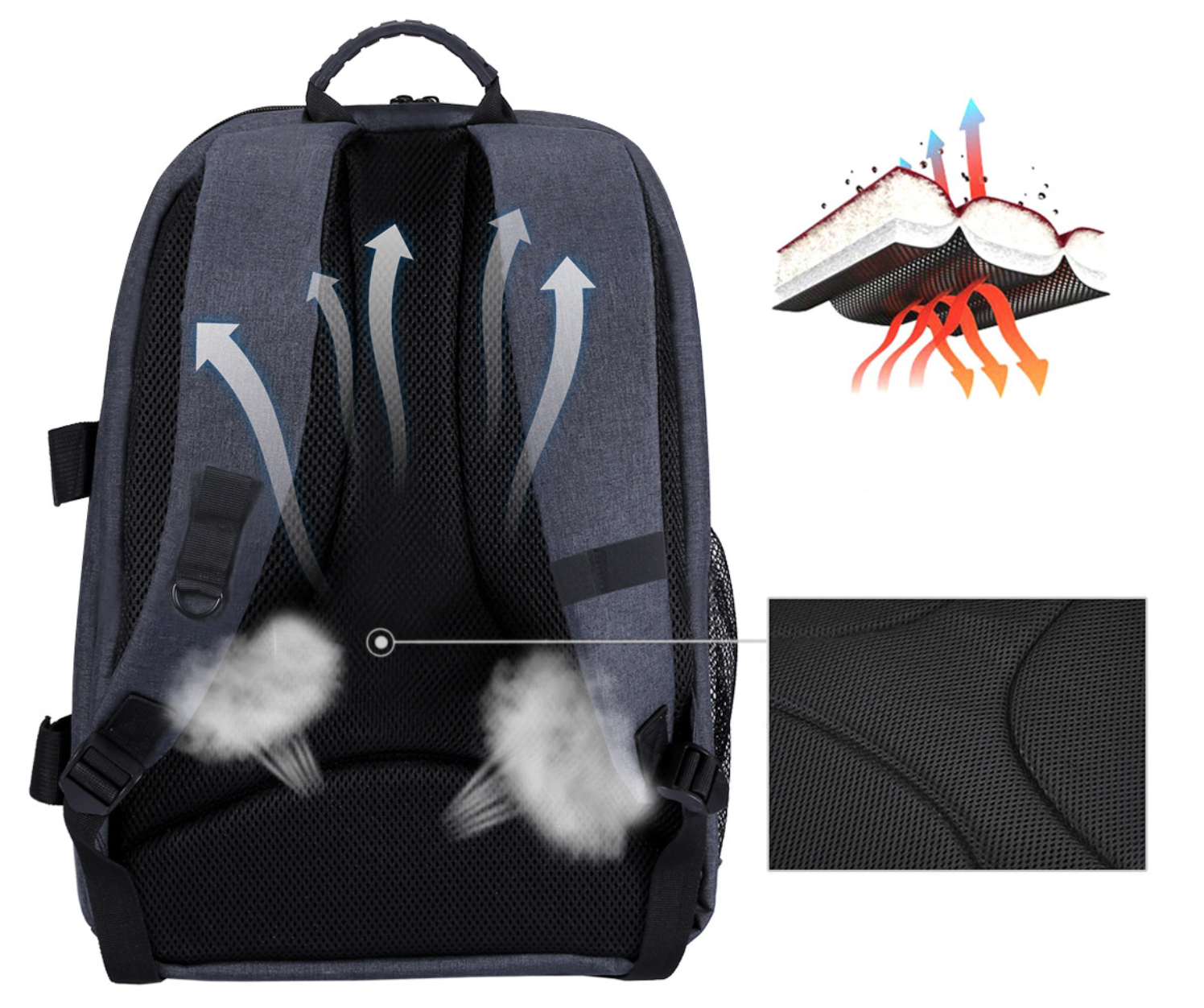 กระเป๋ากล้อง Backpack ยี่ห้อ Puluz รุ่น PU5011 สำหรับใส่กล้อง ขาตั้ง อุปกรณ์กล้อง