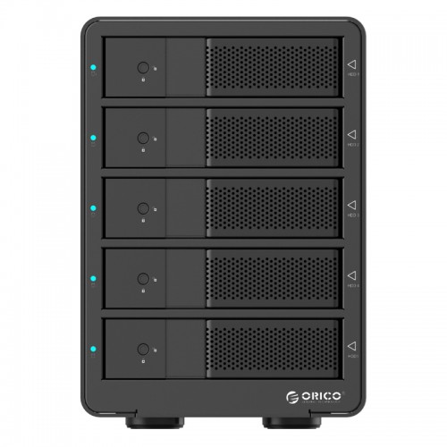 กล่องอ่านฮาร์ตดิสก์ Orico 3.5" 5 Bays USB 3.0 Enclosure รุ่น 9558U3 (PreOrder รอสินค้า 10-14วัน)