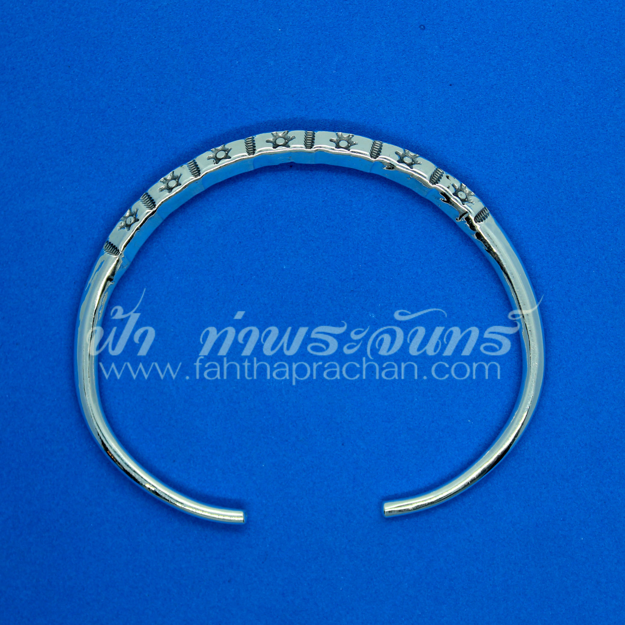 กำไลข้อมือเงินแท้ 92.5% ลายอาทิตย์