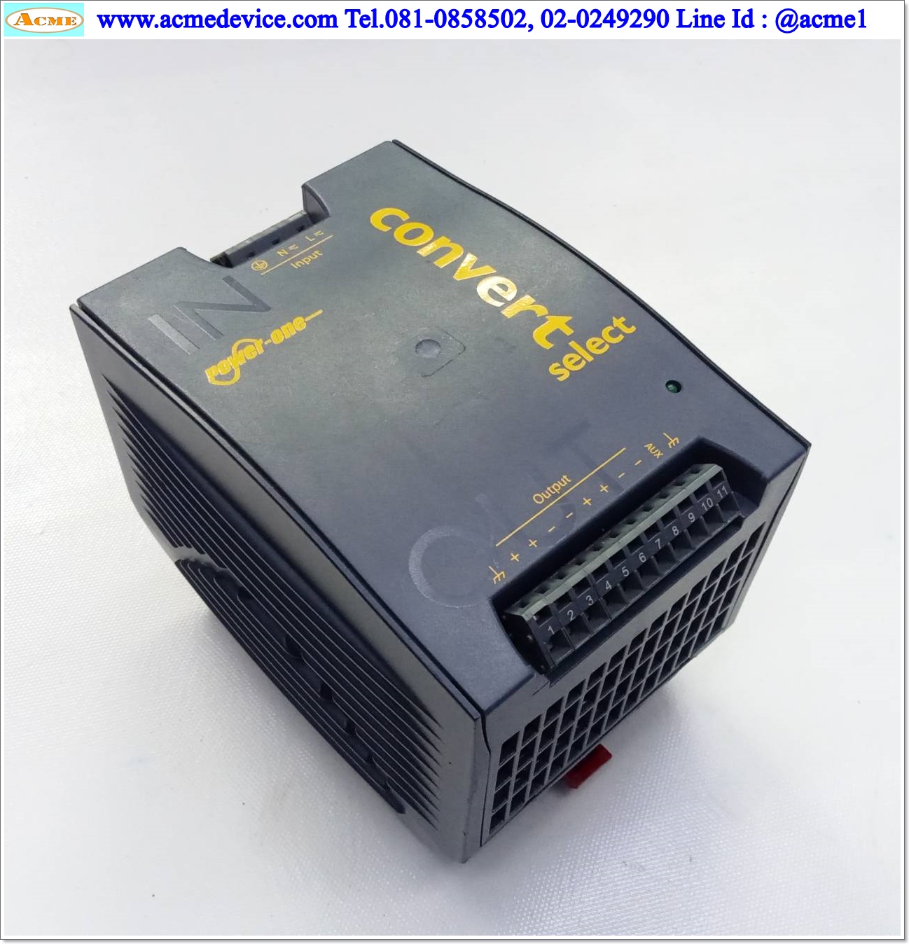 Converter Power-One รุ่น LWN 1701-6ER, Output 37V, 6.6A, 250W