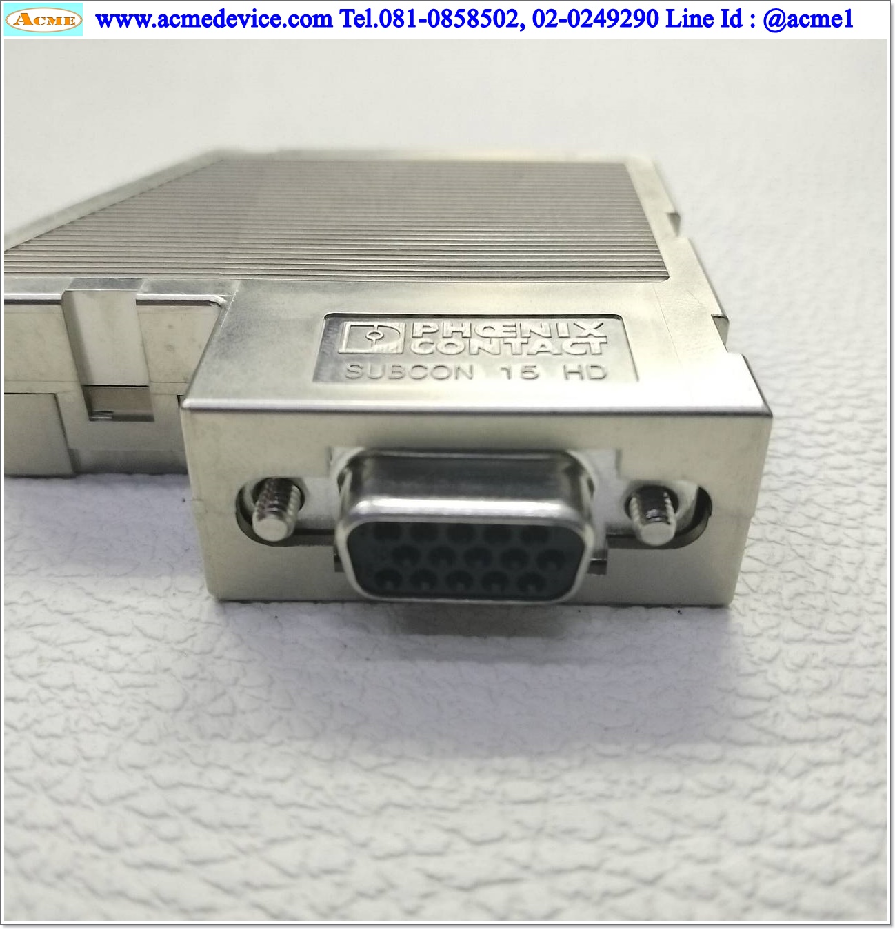 SUBCON 15 HD/F-SH Phoenix Contact รุ่น 5604603, 15-pin, Sub-D Connector, Female Connector