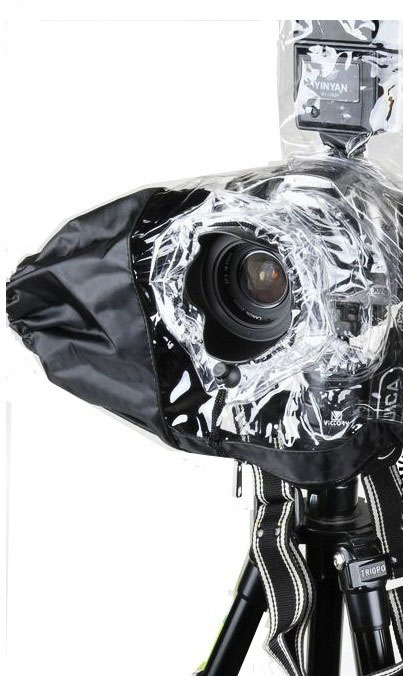 ถุงคลุมกล้องกันฝน สำหรับกล้อง DSLR ทุกรุ่น