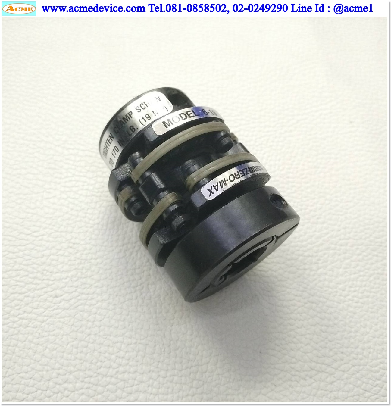 Coupling Zero-Max รุ่น 6-8, ID 9/17 mm, OD 44mm, L 61mm, Disc Coupling