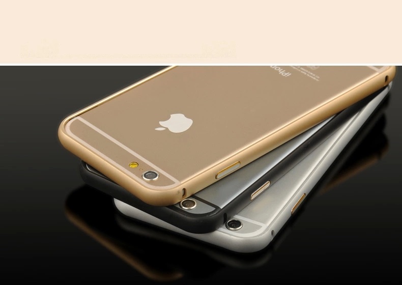 เคส iPhone6/6s บัมเปอร์ อลูมิเนียมแท้ (สีดำ)