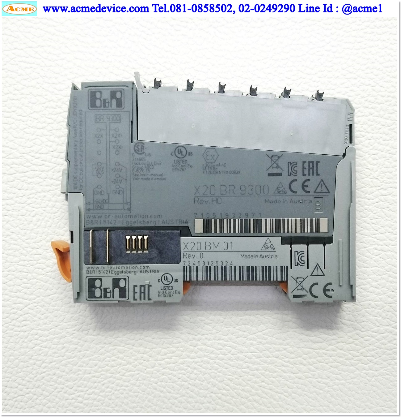 PLC B&R รุ่น X20BR9300, Bus Receivers Module