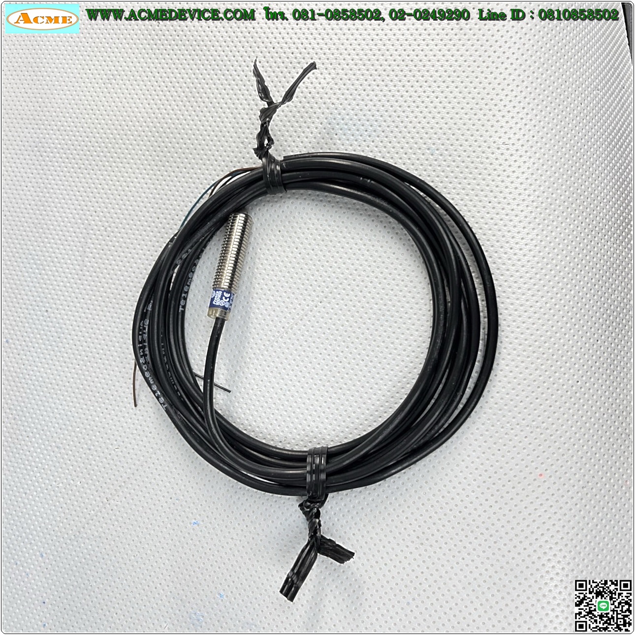 Proximity Telemecanique รุ่น XS108B3NAL2, M8, ระยะ 2.5mm, NPN, NO, 3Wire, Inductive
