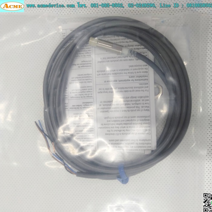 Proximity Omron รุ่น E2E-X2ME2-Z, M8 , ระยะ 2 mm., 3 Wire (NPN, NC)