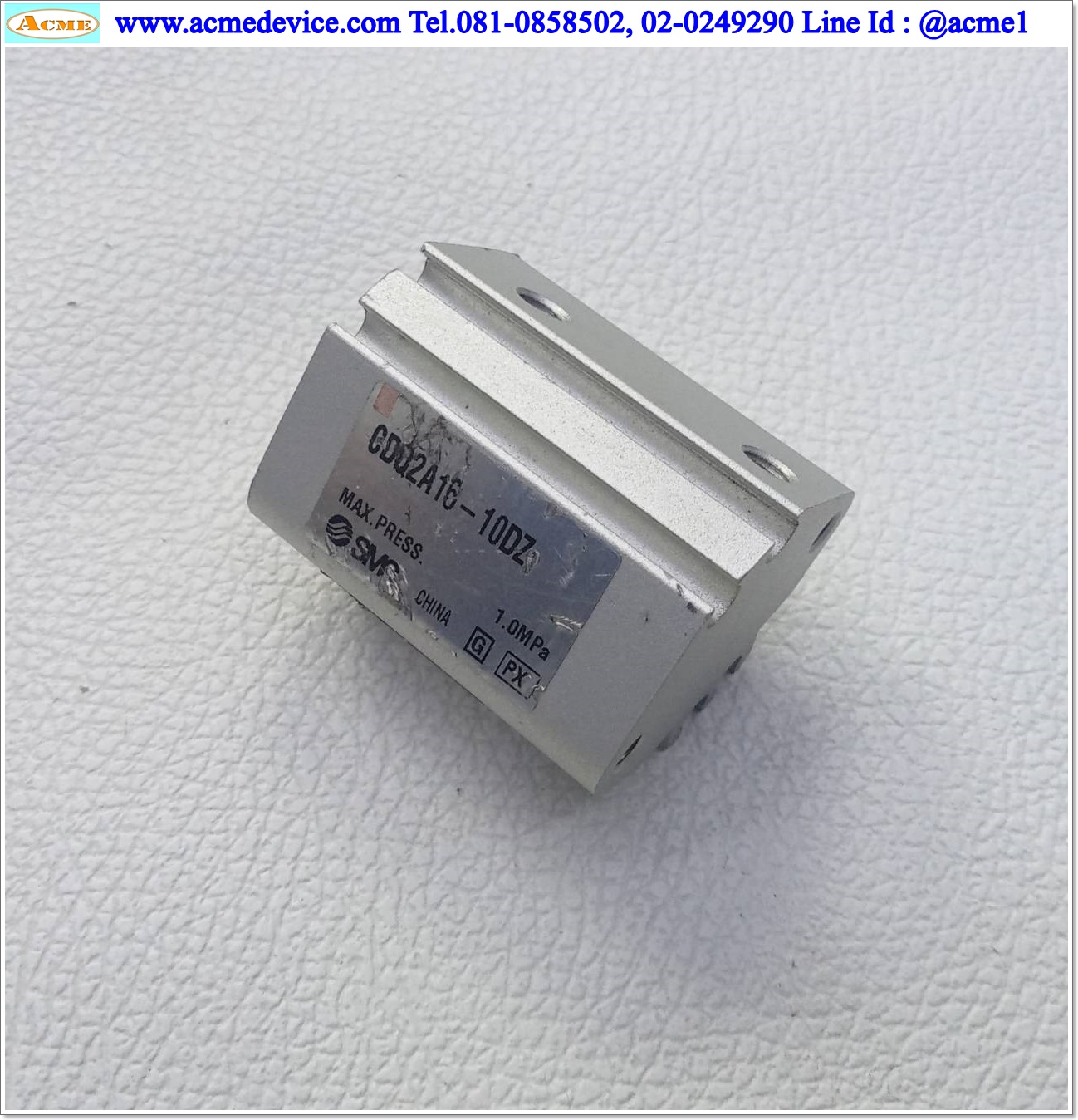 Air Cylinder SMC รุ่น CDQ2A16-10DZ, Bore 16 mm., Stroke 10 mm.