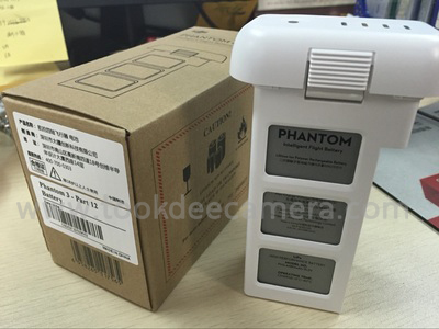 แบตเตอรี่สำหรับDji Phantom 3 Batteryของแท้