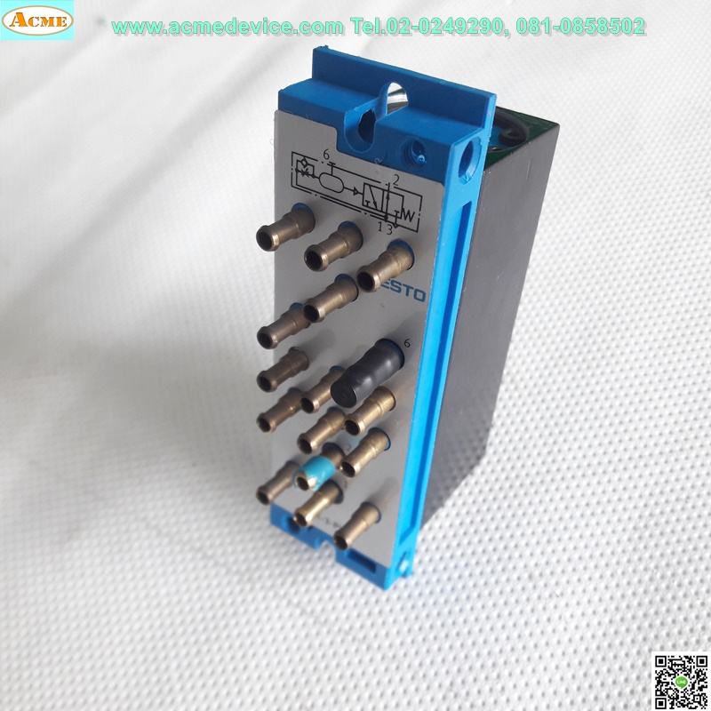 Solenoid valve Festo รุ่น VLK-3-PK-3, 90L/min, 2.5-8 bar, Time delay/short pulse, Short pulse valve