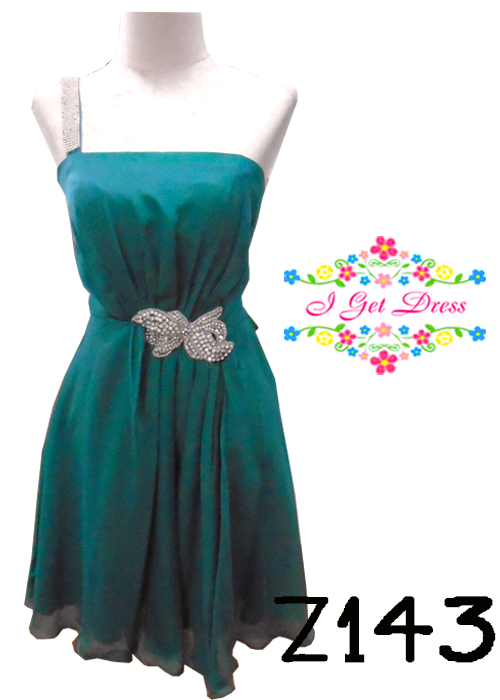 ราตรีสั้นสีเขียว(ฟรีไซส์)