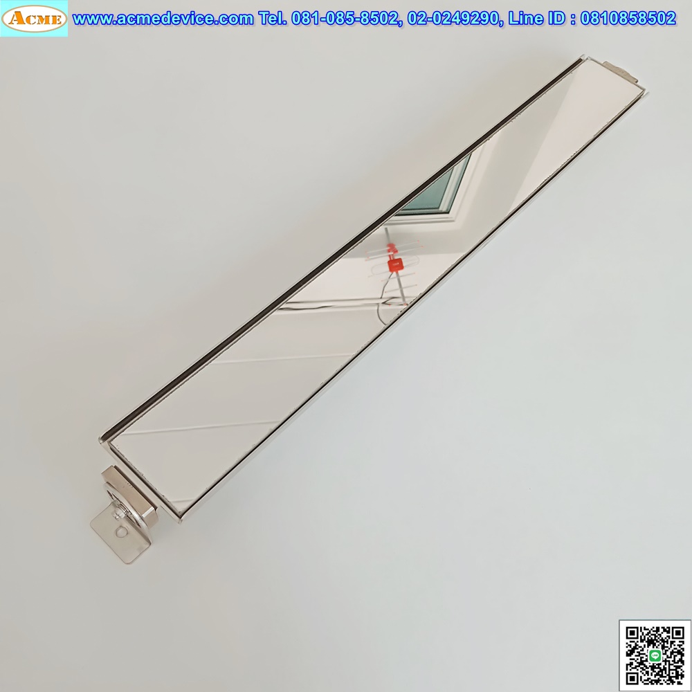 กระจกสะท้อน Area Sensor ขนาด 74 mm. x 565 mm. (มีขายึด)