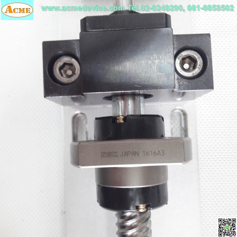 Ball Screw NSK รุ่น 1616A3, ขนาด 80 x 1025 mm., แกนโต 16 mm.,Stroke 880 mm. Pit 16