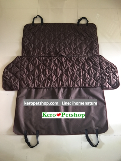 ผ้าคลุมเบาะหลัง Premium Type B สีดำ สีน้ำตาล