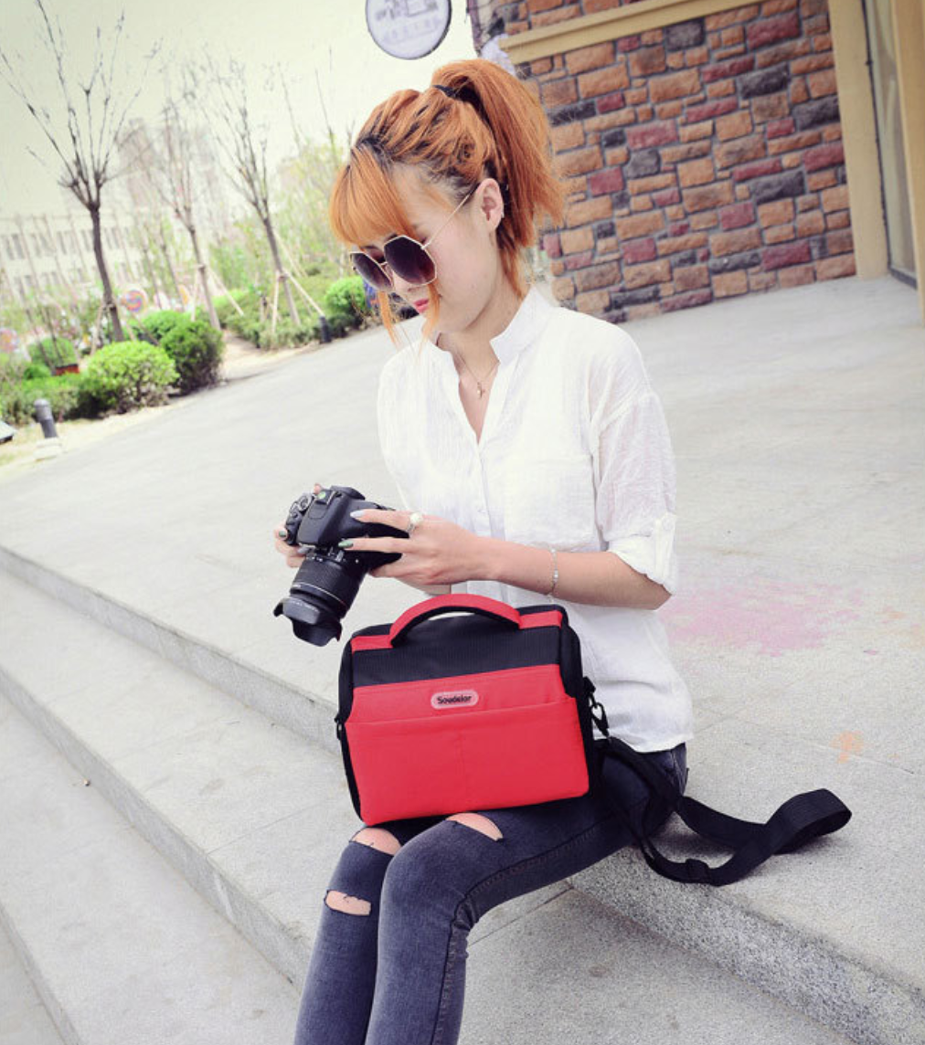กระเป๋ากล้องยี่ห้อ Soudelor รุ่น D5002 สำหรับกล้องมิลเลอเลส DSLR ทุกรุ่น