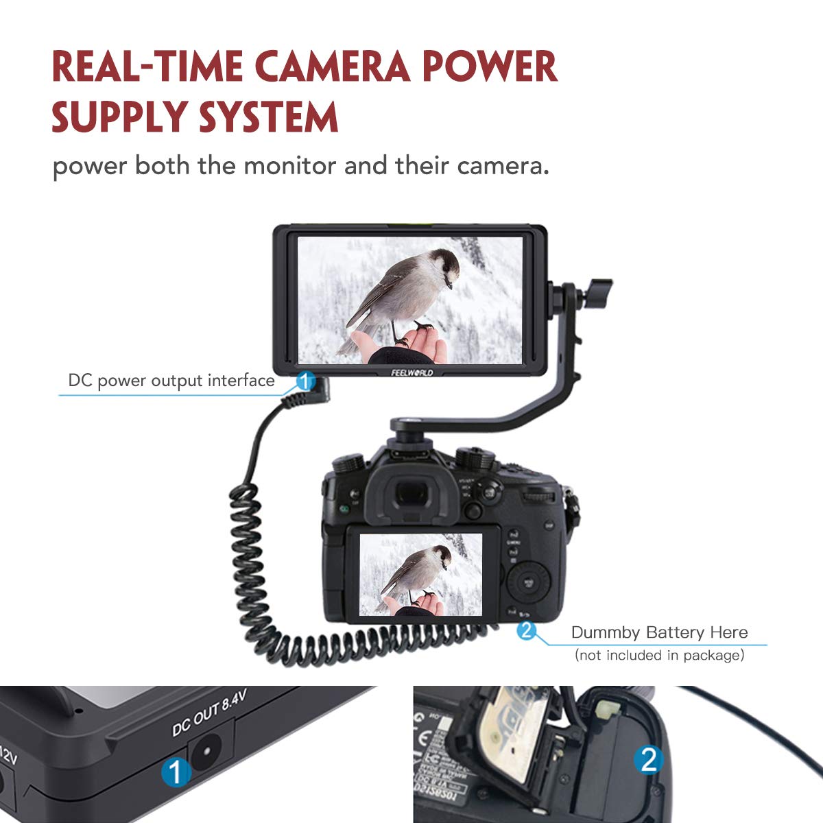 FEELWORLD Master Series MA6F 5.5 On-Camera Monitor 1280x720 4K HDMI InputOutput รับประกันศูนย์ไทย 1 ปี