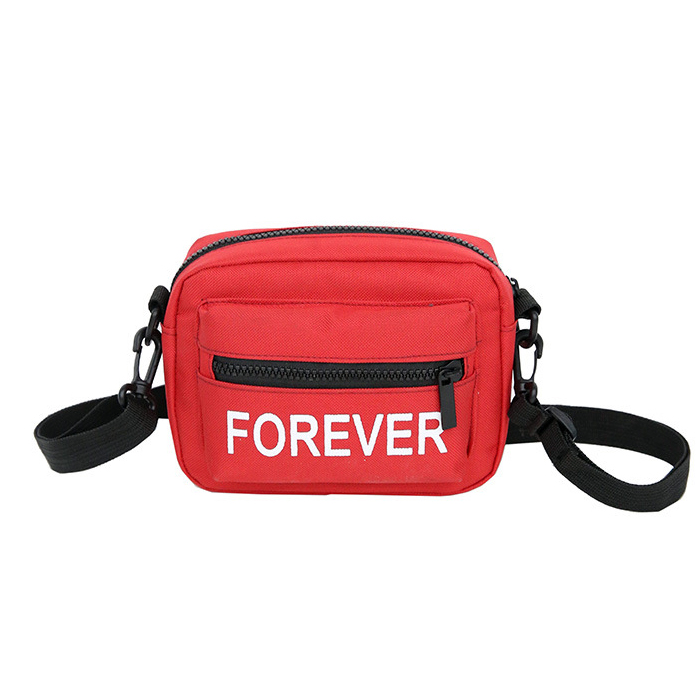 กระเป๋าคาดอก กระเป๋าสะพายข้าง forever | FOV002 red