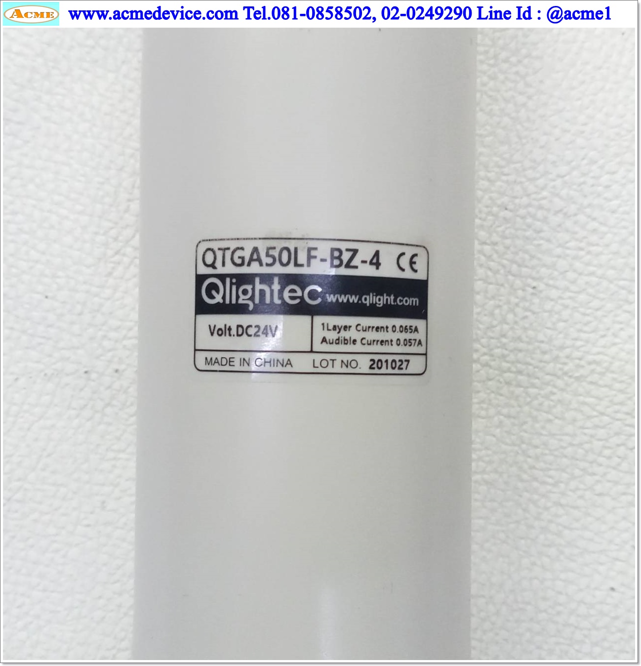 Tower Light Qlightec รุ่น QTGA50LF-BZ-4, 24 Vdc (PNP)