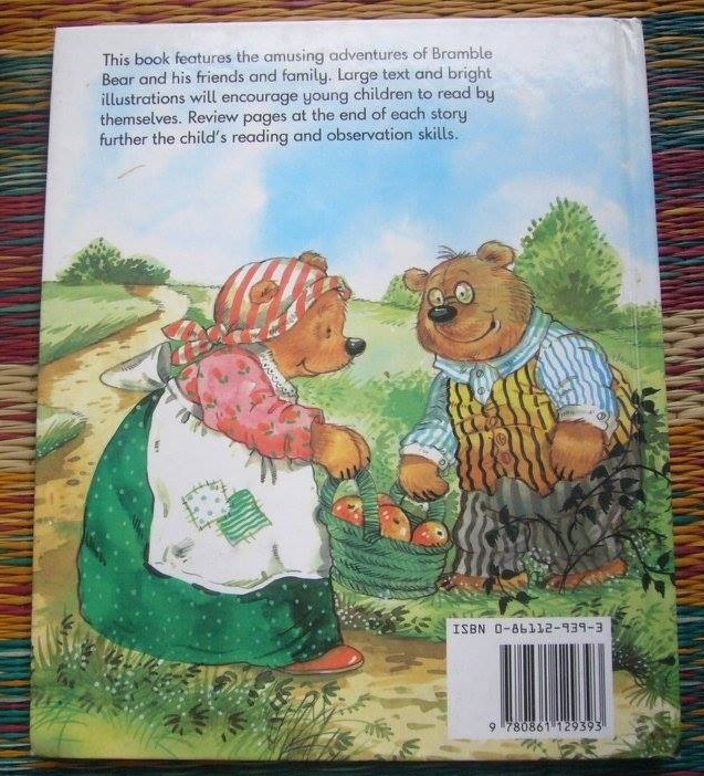 (เล่มใหญ่ ภาพสี ปกแข็ง สำหรับ4-7ขวบ)the adventures of bramble bear geoffrey alan ราคา 220