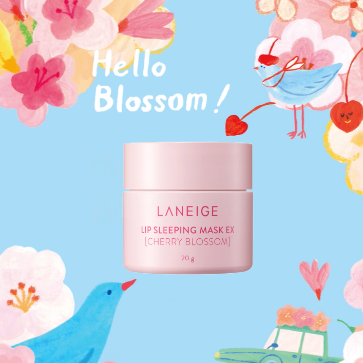 ลิปมาส์กลาเนจ Laneige Hello Blossom Lip sleeping mask 20g (New)