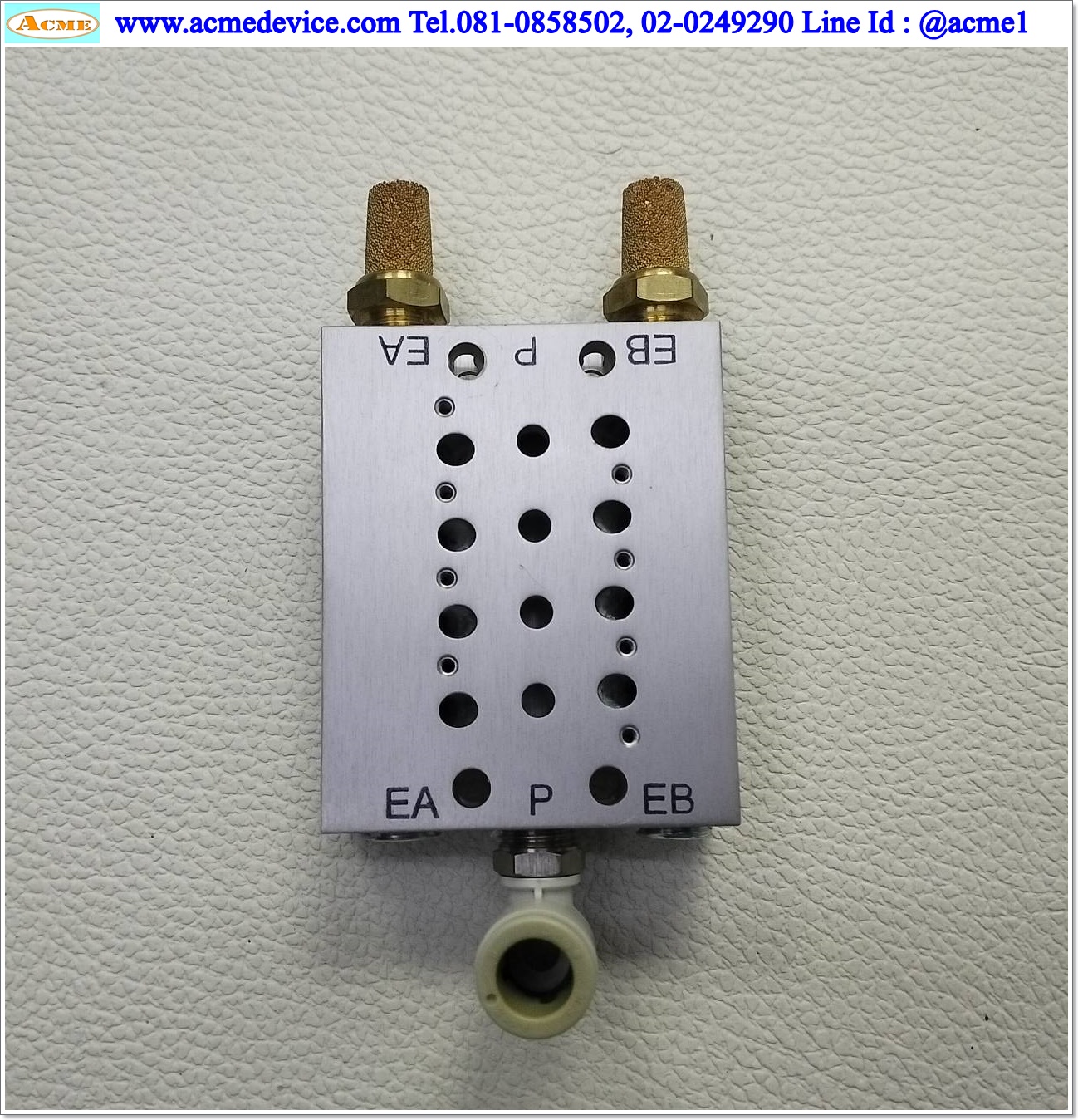 Manifold SMC รุ่น SS5Y3-20-04, 4 station, for Solenoid SY3