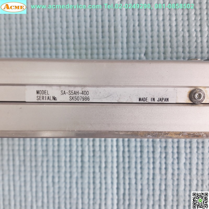 Slider IAI Drive รุ่น SA-S-C1 & SA-S5AH-400, Stroke 400 mm.