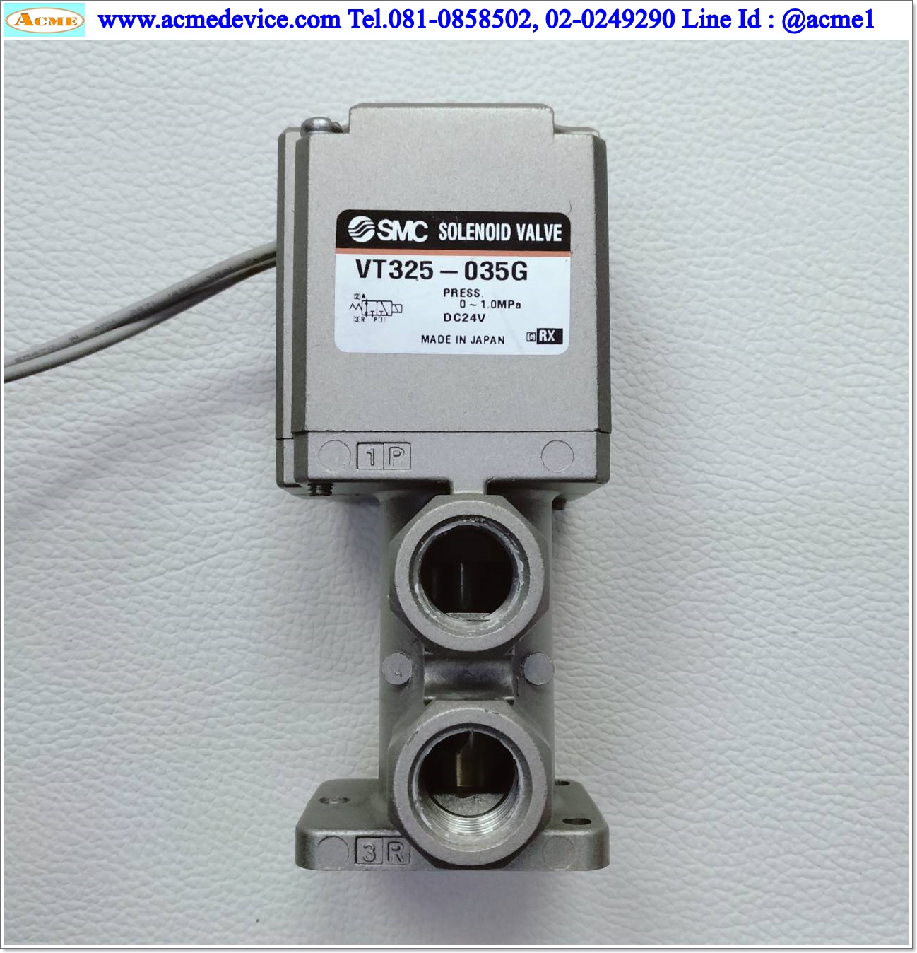 Solenoid valve รุ่น VT325-035G, 24V, 3/2