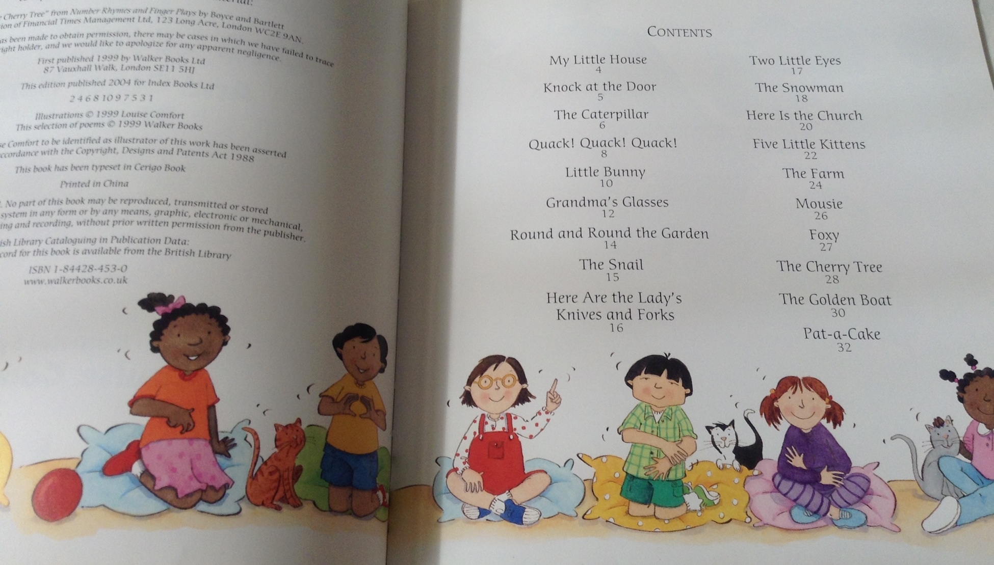 (4แถม4) round and round the garden and other hand rhymes ราคา 80