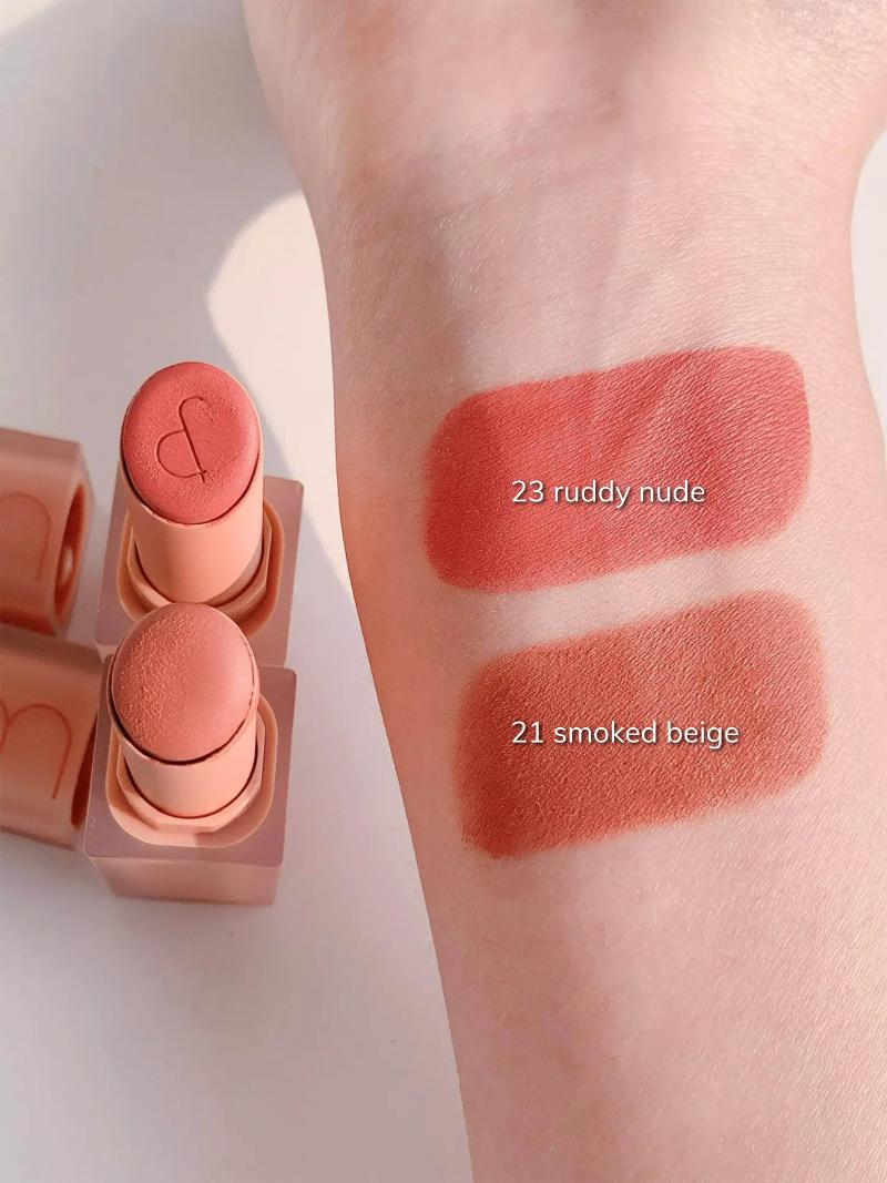 ลิปโรแมนด์ Romand Zero Matte Lip #23 Ruddy Nude
