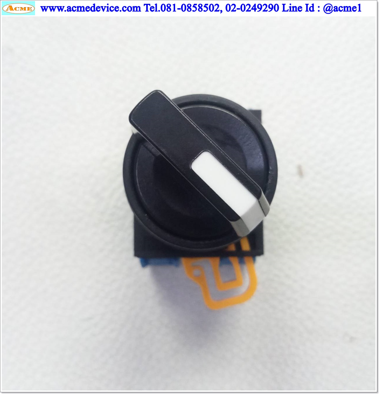 Selector Switch Idec รุ่น YW1S-2E10, 2 ทาง, 1NO