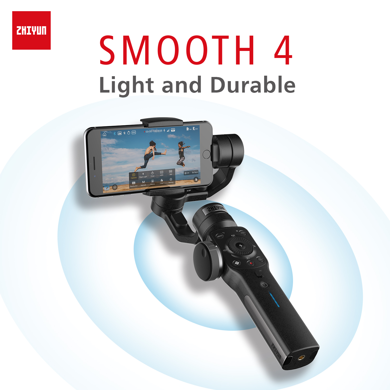 Zhiyun Smooth4 Smartphone Gimbal (Black) รับประกันศูนย์ไทย 1 ปี