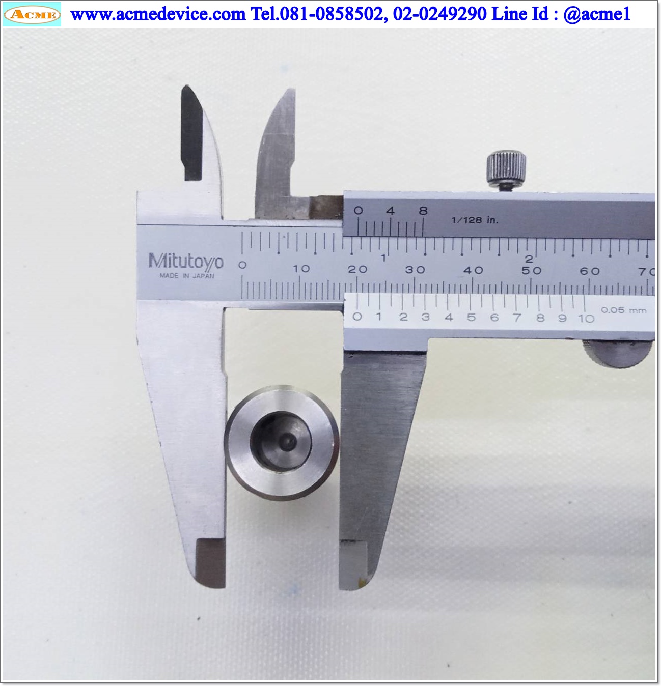 Shaft Connection ขนาด ID 10/10mm, OD 20mm, L 46mm, Stainless