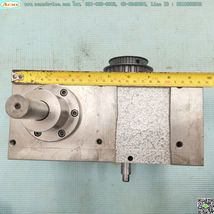 Index Sandex Gear Box Sankyo รุ่น 10FN-83887R-S3VW1/X, ขนาด 100 mm. x 245 mm., angle 0.5:30, 12 Position, (เพลาขับ 17 mm., ออก 20 mm.)