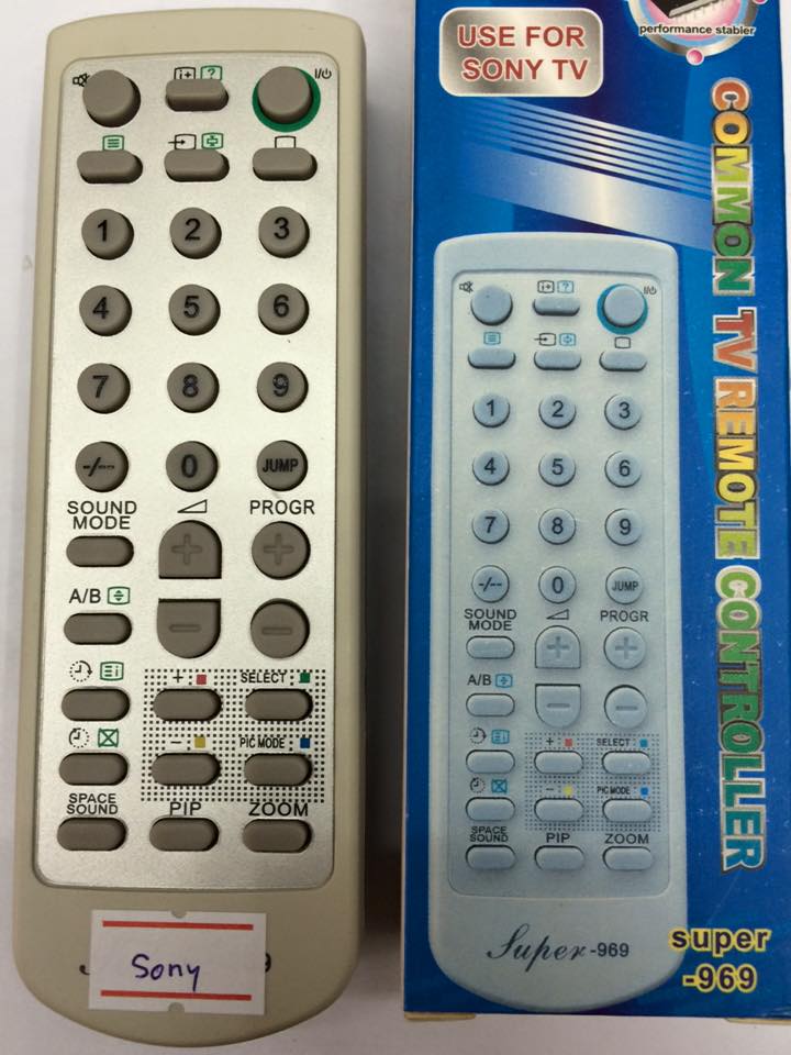 รีโมทรวมทีวี Sony ใช้ได้ทุกรุ่น รุ่น969