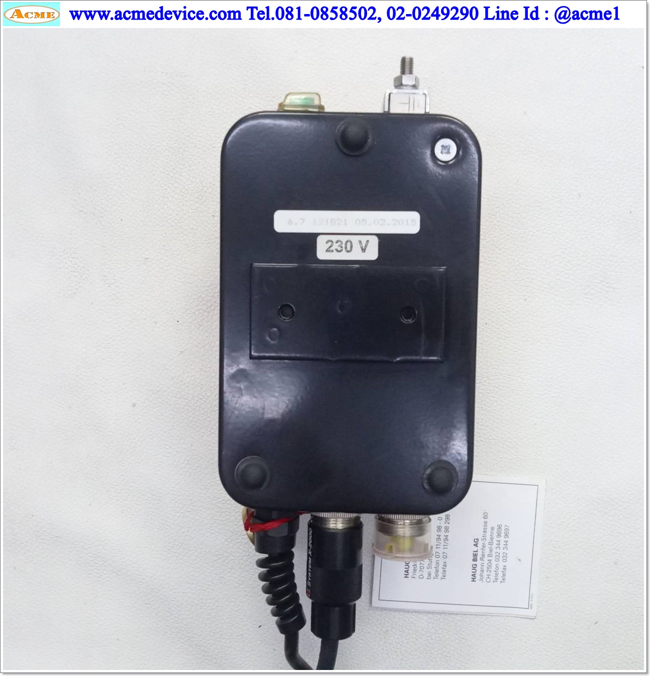 Ionizer Haug รุ่น EN SL LC, D-70771, ยาว 200 mm., 230V (สายยาว 2 เมตร)